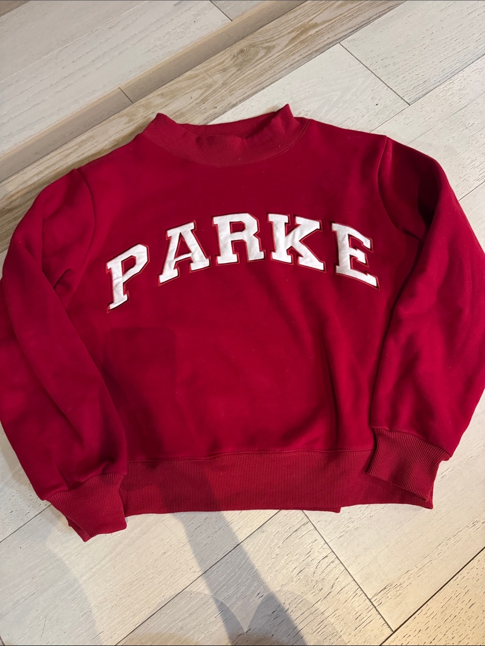 Red Parke Logo Crewneck Sweatshirt - Women
